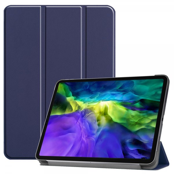 iPad Pro 11 2020 Fodral Vikbart Smart Mörkblå