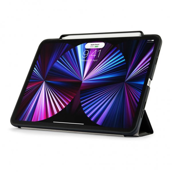 iPad Pro 11 (gen 2/3/4) Fodral Origami No3 Pencil Case Svart