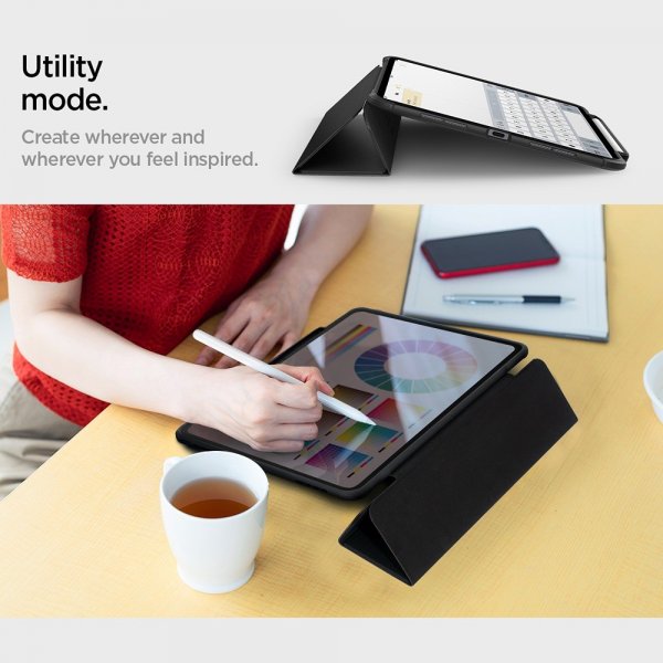 iPad Pro 11 (M4/M5) Fodral Rugged Armor Pro Svart