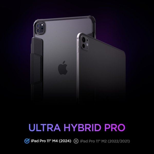 iPad Pro 11 (M4/M5) Fodral Ultra Hybrid Pro Svart