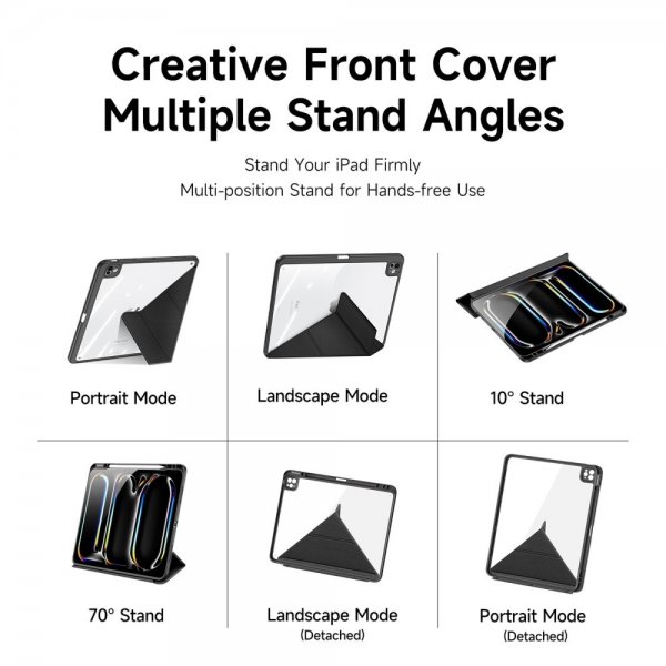 iPad Pro 11 (M4/M5) Fodral Magi Series Svart