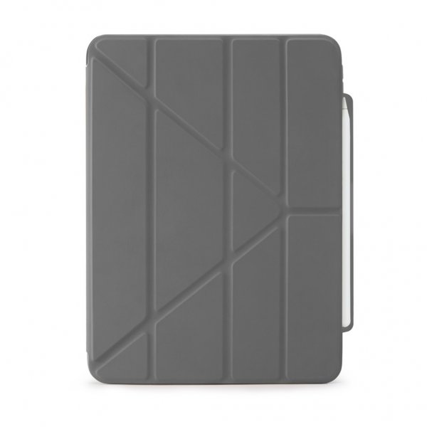 iPad Pro 11 (M4/M5) Fodral Origami No3 Pencil Case Grå
