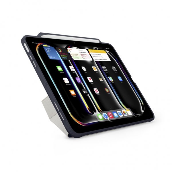 iPad Pro 11 (M4/M5) Fodral Origami No3 Pencil Case Mörkblå
