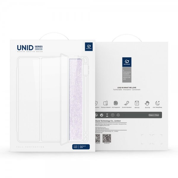 iPad Pro 11 (M4/M5) Fodral UNID Series Lila