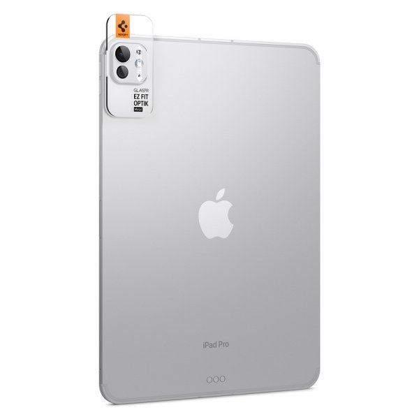 iPad Pro 11 (M4/M5)/iPad Pro 13 (M4/M5) Kameraskydd Glas.tR EZ Fit Optik Metal Silver