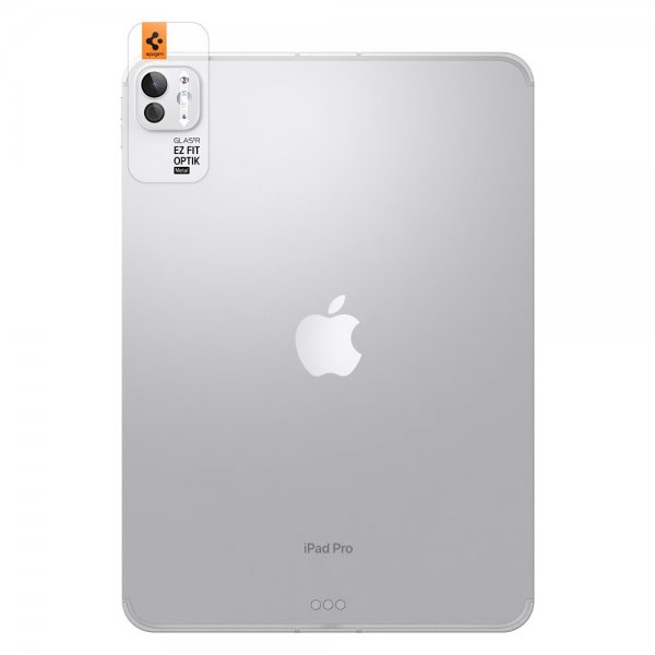 iPad Pro 11 (M4/M5)/iPad Pro 13 (M4/M5) Kameraskydd Glas.tR EZ Fit Optik Metal Silver