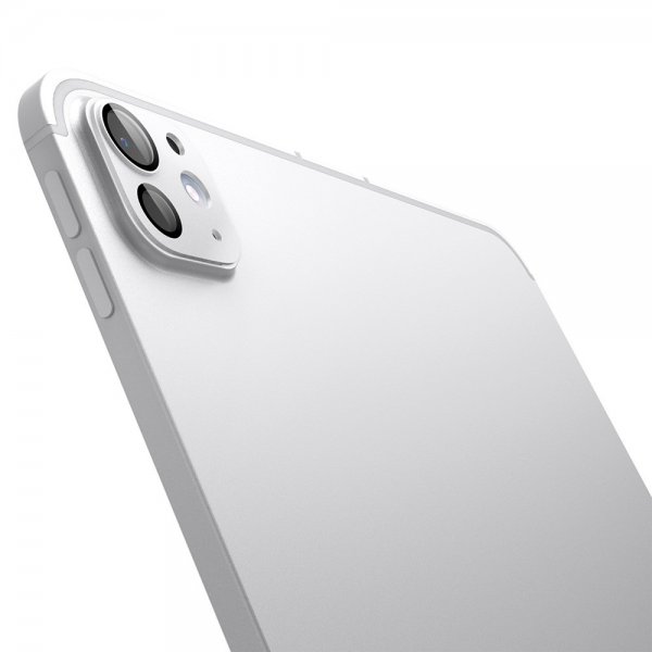 iPad Pro 11 (M4/M5)/iPad Pro 13 (M4/M5) Kameraskydd Glas.tR EZ Fit Optik Metal Silver