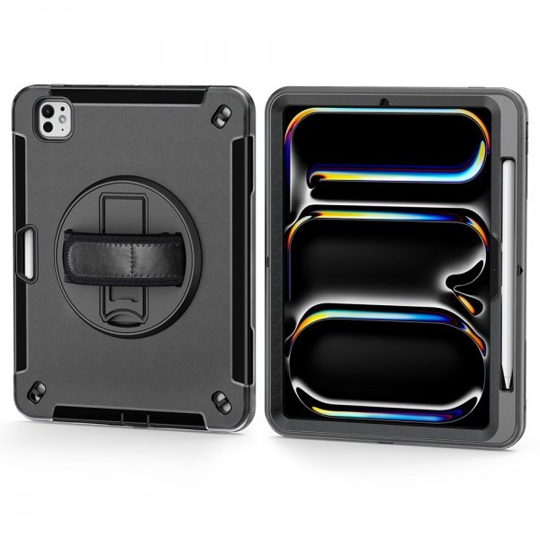 iPad Pro 11 (M4/M5) Skal Rugged Case Grip Svart