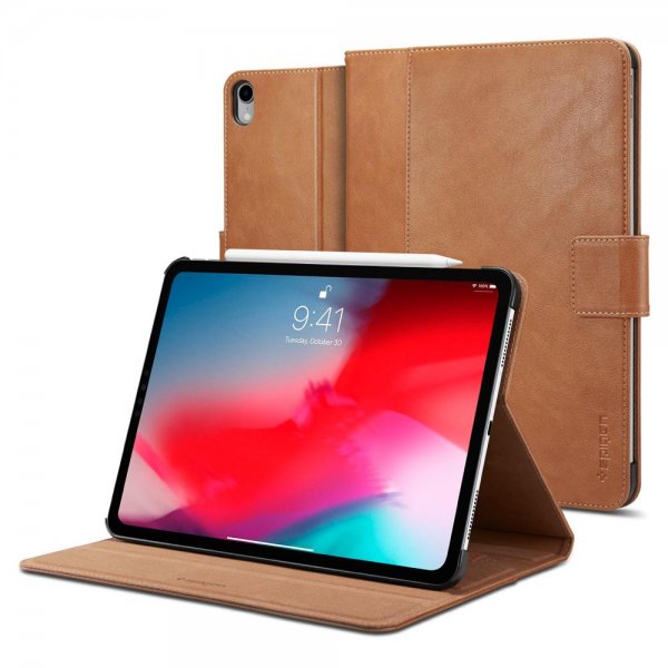 iPad Pro 12.9 2018 Fodral Stand Folio Brun