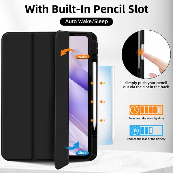 iPad Pro 13 (M4/M5) Fodral Folio Case Basic Svart