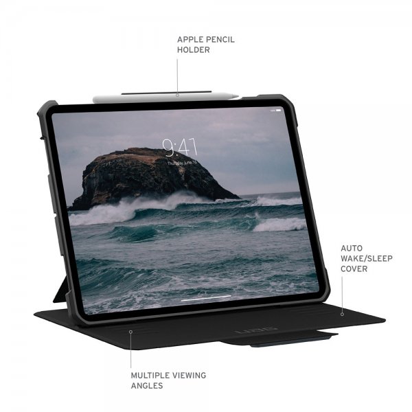 iPad Pro 13 (M4/M5) Fodral Metropolis SE Svart
