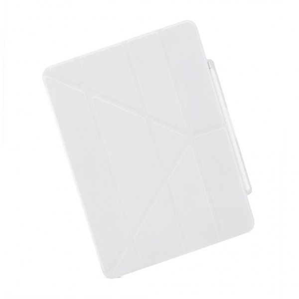 iPad Pro 13 (M4/M5) Fodral Origami No3 Pencil Case Vit