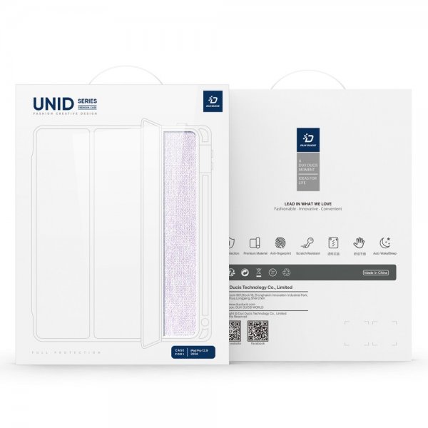 iPad Pro 13 (M4/M5) Fodral UNID Series Lila