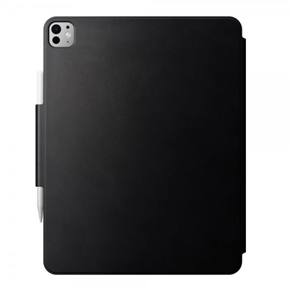 iPad Pro 13 (M4/M5) Fodral Leather Folio Svart