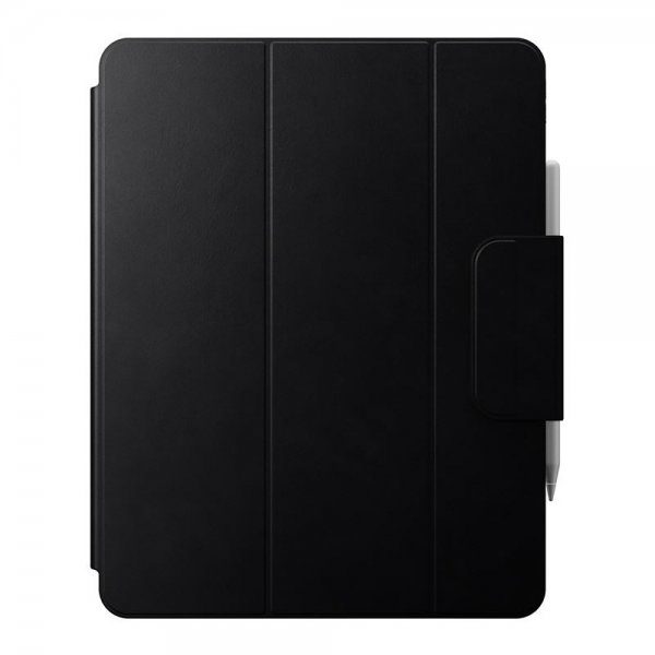 iPad Pro 13 (M4/M5) Fodral Leather Folio Svart