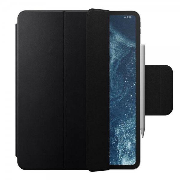 iPad Pro 13 (M4/M5) Fodral Leather Folio Svart