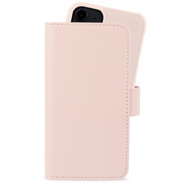 iPhone 11 Fodral Wallet Case Extended Magnet Löstagbart Skal Blush Pink