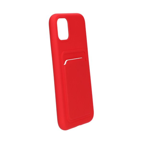 iPhone 11 Skal Korthållare Röd