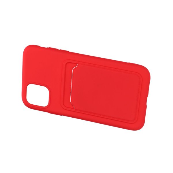 iPhone 11 Skal Korthållare Röd