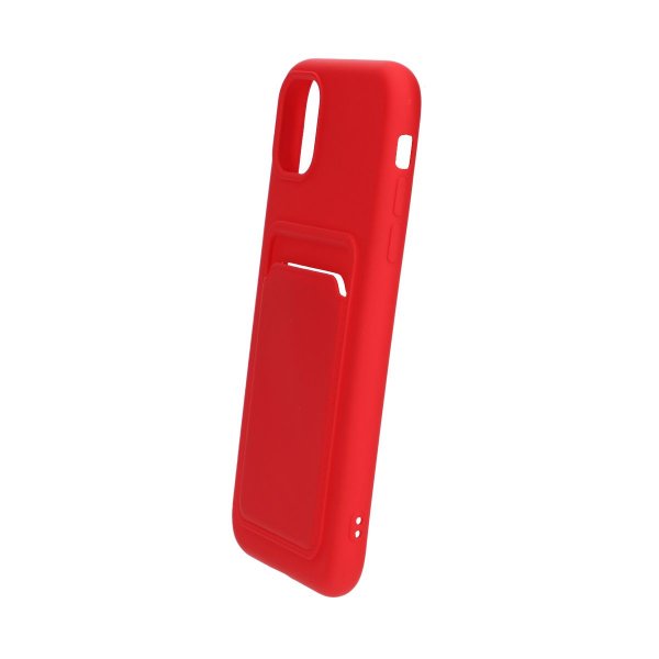 iPhone 11 Skal Korthållare Röd