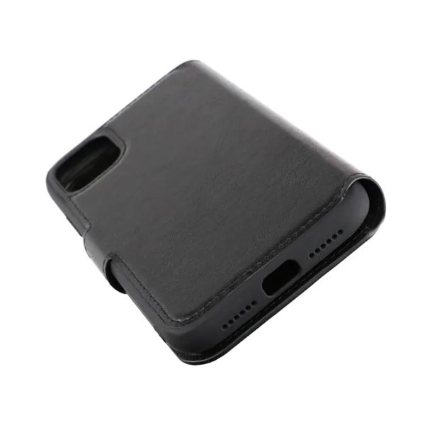 iPhone 11 Fodral Utfällbart Kortfack Svart