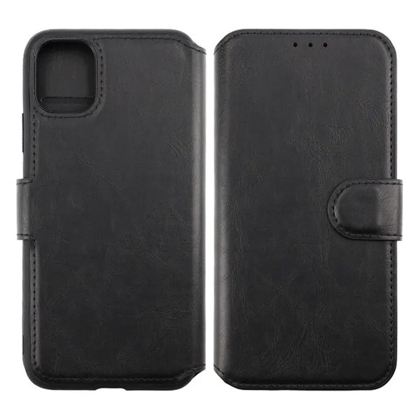 iPhone 11 Fodral Utfällbart Kortfack Svart