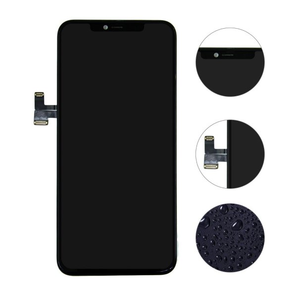 iPhone 11 Pro Max OLED Skärm - Svart (tagen från ny iPhone)