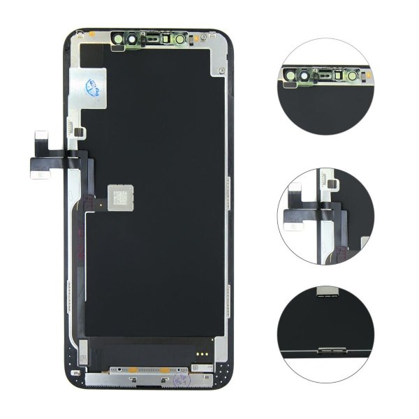 iPhone 11 Pro Max OLED Skärm - Svart (tagen från ny iPhone)