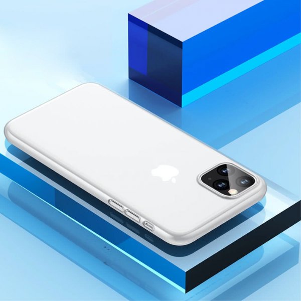 iPhone 11 Pro Max Cover Gentle Series Transparent Hvid