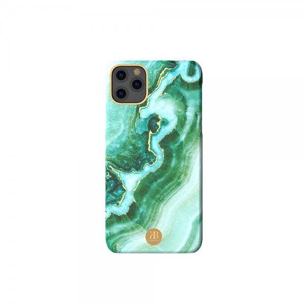 iPhone 11 Pro Max Skal Jade Style Stone Series Grön