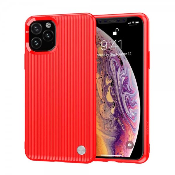 iPhone 11 Pro Max Skal Suitcase Style Röd