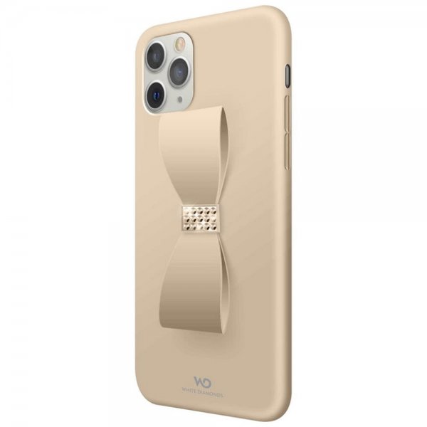 iPhone 11 Pro Skal Bow Crystal Case Golden Sand