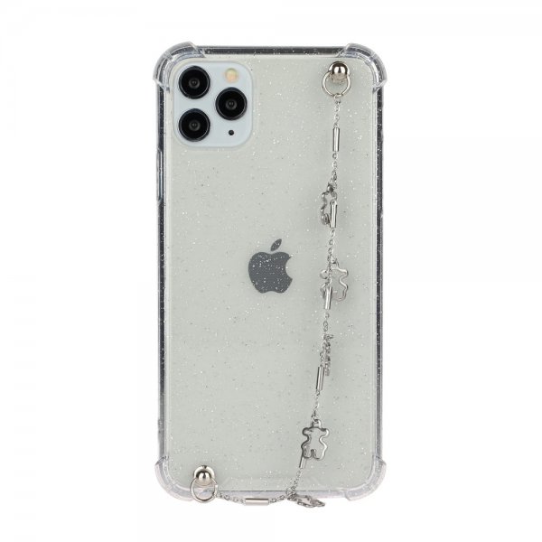 iPhone 11 Pro Skal med Armband Silverbjörnar