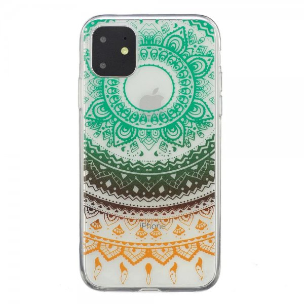 iPhone 11 Pro Skal TPU Motiv Färgglad Mandala