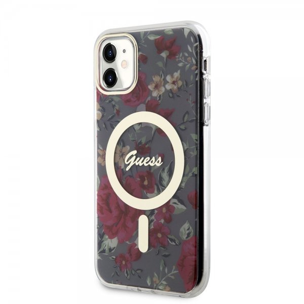 iPhone 11 Skal Flower MagSafe Kaki
