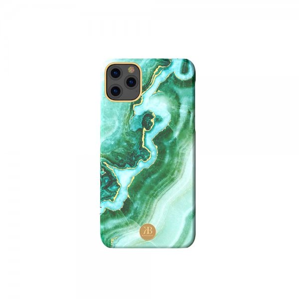 iPhone 11 Skal Jade Style Stone Series Grön