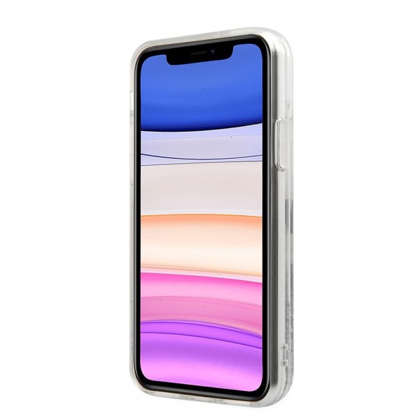 iPhone 11 Skal Liquid Glitter Translucent