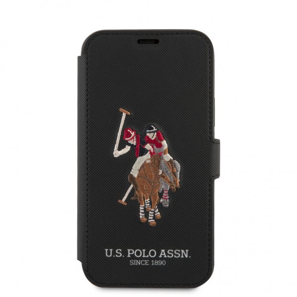 iPhone 12/iPhone 12 Pro Fodral Embroidery Svart