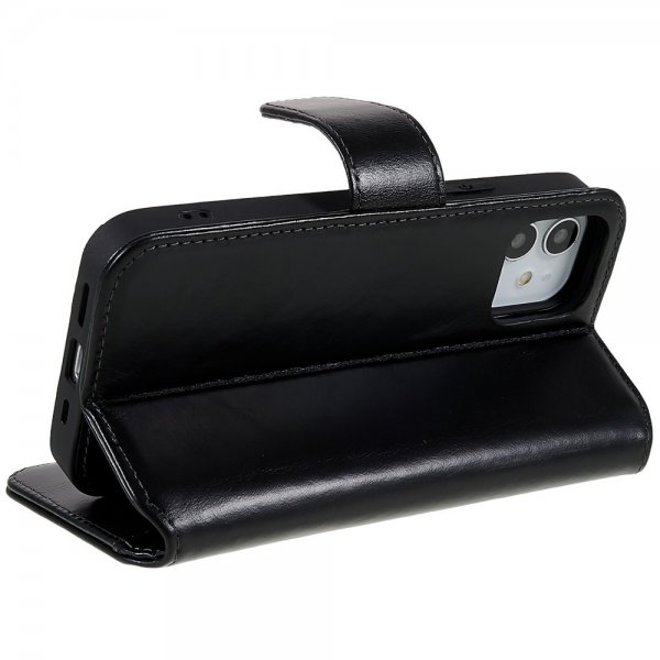 iPhone 12/iPhone 12 Pro Fodral MagLeather Raven Black