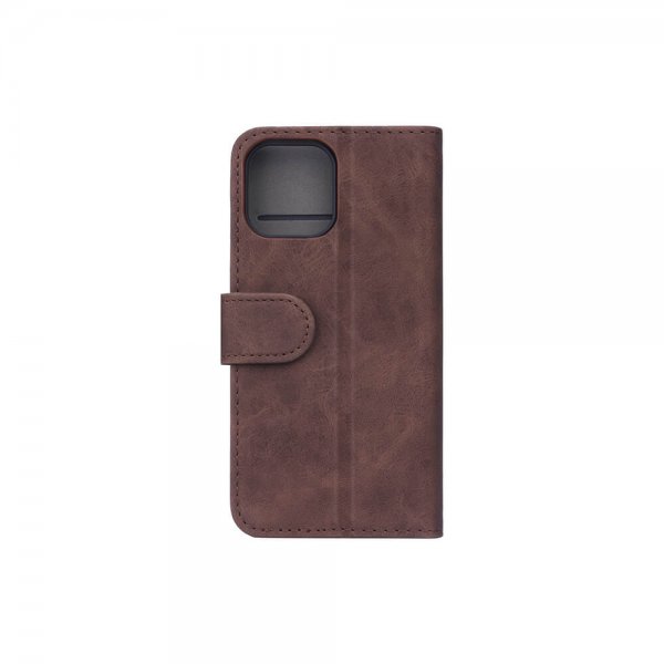 iPhone 12/iPhone 12 Pro Fodral Mobile Wallet Nubuck Brun