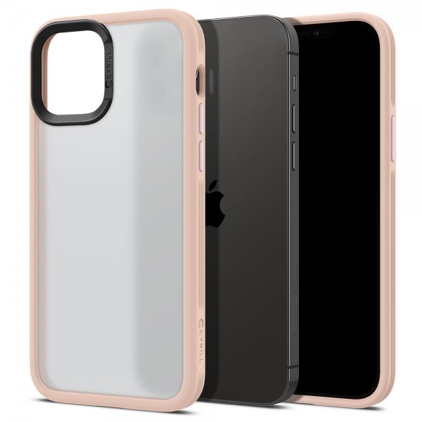 iPhone 12/iPhone 12 Pro Skal Color Brick Pink Sand