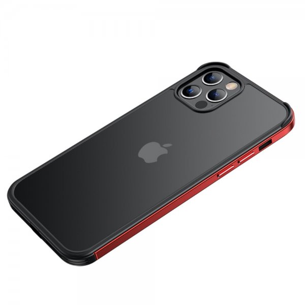 iPhone 12/iPhone 12 Pro Skal Frostad Baksida Röd