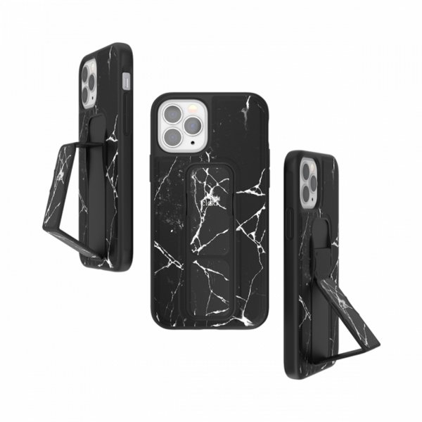iPhone 12/iPhone 12 Pro Skal GripCase Marble Svart