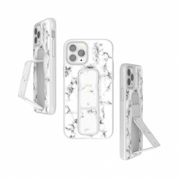 iPhone 12/iPhone 12 Pro Skal GripCase Marble Vit