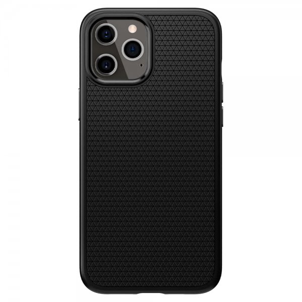 iPhone 12/iPhone 12 Pro Skal Liquid Air Matte Black
