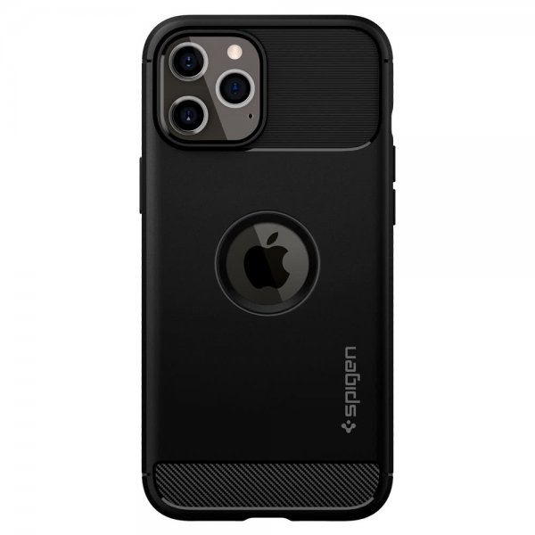 iPhone 12/iPhone 12 Pro Skal Rugged Armor Matte Black