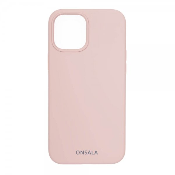 iPhone 12/iPhone 12 Pro Skal Silikon Sand Pink