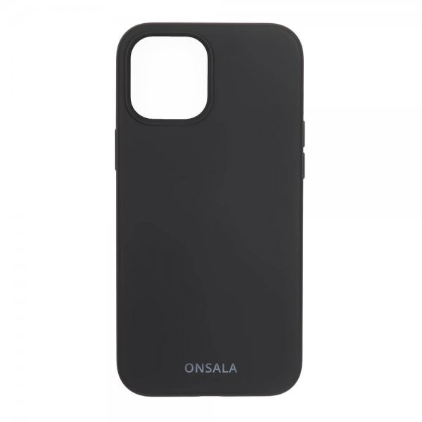 iPhone 12/iPhone 12 Pro Cover Silikone Sort