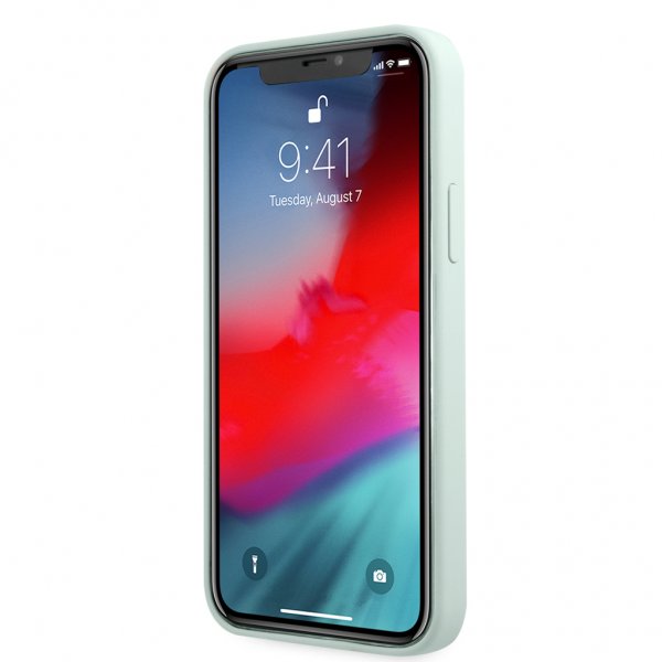 iPhone 12/iPhone 12 Pro Skal Vintage Silicone Script Blå