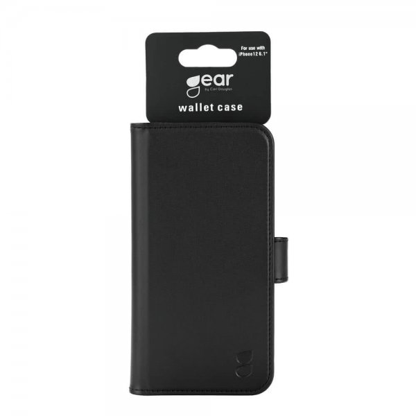 iPhone 12/iPhone 12 Pro Fodral med Kortfack Svart